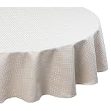 Bardwil Evolution 70-Inch Round Tablecloth, Linen by Bardwil