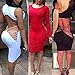 Women's Sexy Hollow out Backless Irregular Bandage Dress Night Club Party Dresses