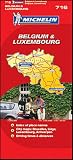 Michelin Map No. 716 Belgium and Luxembourg, Scale 1:350,000 (Michelin Guides and Maps)