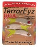 D.O.A. 1/4oz TerrorEyz 3 Pack (Pearl/Chartreuse Tail)