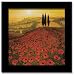 Poppies Ii Italian Tuscan Decor Framed Art Picture