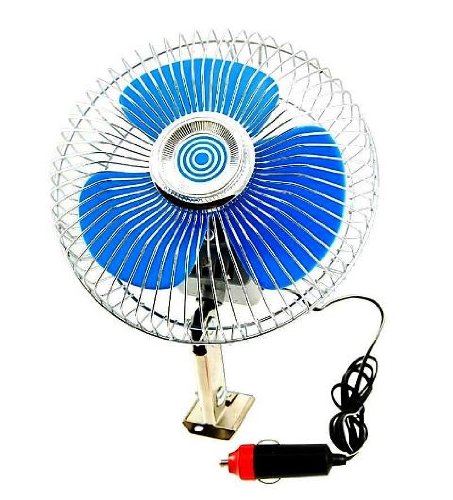12-Volt Interior Cooling Fan for Car, Truck, RV or Boat - Oscillating by BR
