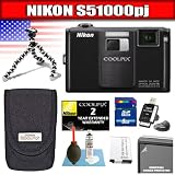 Nikon Coolpix S1000pj 12.1MP Digital Camera with Built in Projector and 5x Wide Angle Optical Vibration Reduction Zoom Package 6 Nikon Coolpix S1000pj 12.1MP Digital Camera with Built-in Projector and 5x Wide Angle Optical Vibration Reduction Zoom Package 6