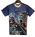FaPlus Fashion Men's Short sleeve T-Shirt Landscapes 3D Print