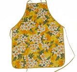 Hawaiian Chef Aprons, Yellow Plumeria