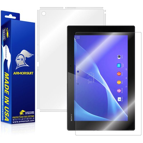 ArmorSuit MilitaryShield - Sony Xperia Z2 Tablet Screen Protector + Full Body Skin Protector - Anti-Bubble Ultra HD Shield w/ Lifetime Replacements