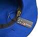 Bienvenu Women's Wide Brim Wool Ribbon Band Floppy Hat Royal Blue