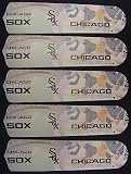Ceiling Fan Designers 52SET-MLB-CHW MLB Chicago White Sox Baseball 52 In. Ceiling Fan Blades OnLY