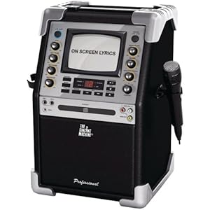 Singing Machine SMG-901 CD/CD+G Karaoke System with Rear Projection Speaker, Black