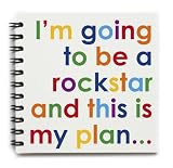 Review Two Little Boys Ltd  / I'm going to Rockstar' notebook