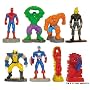 Marvel Super Heroes Buildable mini figures Capsule Toys vending set of 8
