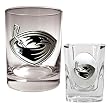 Atlanta Thrashers NHL Rocks Glass & Square Shot Glass Set - Primary Logo by Great American Products