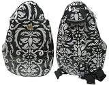 Jet Large Sling (One Strap) Tennis Bag Paisley Blk & White '08