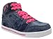 Mercury Girls Cola Blue Denim Lace Up Hi Top Baseball Style Trainers Boots