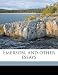 Books : Emerson, and other essays