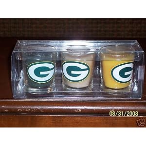 NFL Green Bay Packers 3 Pack Decorative Candles