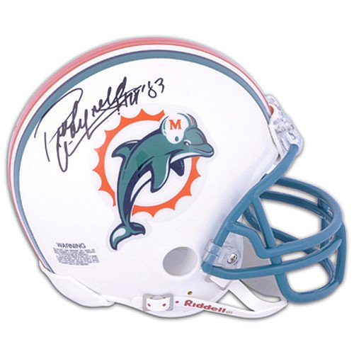 Mounted Memories Miami Dolphins Paul Warfield Signed Mini Helmet