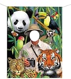 Wild Animals Photo Op Banner 1pc