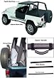 1992-1995 CJ7 & Wrangler Package - Charcoal Accessories Jeep