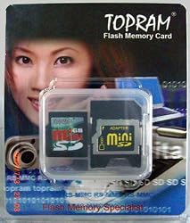 4GB mini SD Memory Card for TMobile SIde Kick III, Motorola Q, PPC 6700, MDA, IPAQ 6945