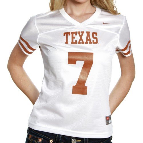Nike Texas Longhorns Women’s #7 Replica Football Jersey – White