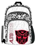 Transformers Aubtobots Black and White Backpack