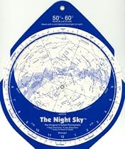 The Night Sky, 50&deg;-60&deg; (Large) Star Finder