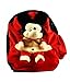Richy Toys Mickey Mouse Cute Teddy Soft Toy School Bag For Kids, Travelling Bag, Carry Bag, Picnic Bag, Teddy Bag (Red) RS.249.00