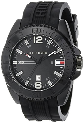 Tommy Hilfiger Men's 1791041 Analog Display Quartz Black Watch Tommy Hilfiger Men's 1791041 Analog Display Quartz Black Watch