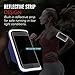 MoKo Phone Armband, Water Resistant Running Cell Phone Armband with Key Holder Adjustable Band Compatible with iPhone 11 Pro, X, Xs, 8, 7, 6, 6s, 5s, 5c, SE, 5, 4S, 4 for Walking Fitness, Indigo