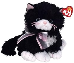 Ty Beanie Babies Cabaret - Black and White Cat