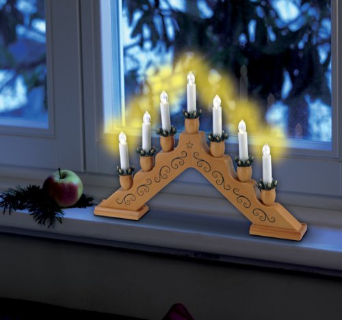LED Kerzenzauber Schwibbogen 