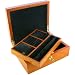 Jewelry : Beech Wood Compact Jewelry Combination Display Storage Case With High Gloss Piano Finish