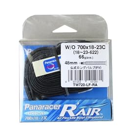 パナレーサー(Panaracer) R-Airチューブ 700X18-23C ロングバルブ 48mm 仏式バルブ TW720-LF-RA