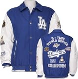 Los Angeles Dodgers Commemorative Wool and Leather Varsity Jacket - Large