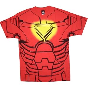Iron Man Red Costume T-Shirt Tee