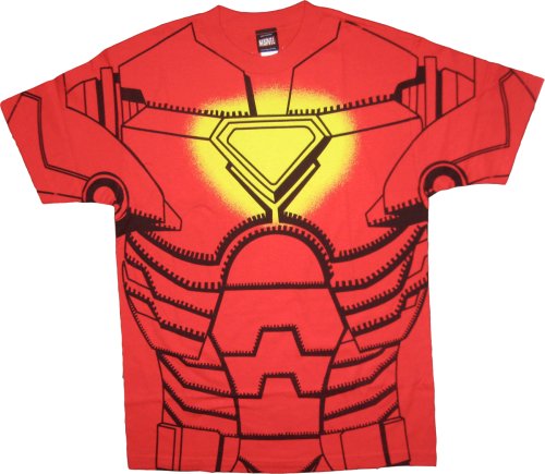  Iron Man Red Costume T-Shirt Tee