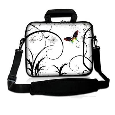 13.3" Laptop Sleeve with Extra Side Pocket , Soft Carrying Handle & Removable Shoulder Strap / Notebook Bag Case for Apple Macbook Air Pro Acer Asus Dell HP Sony 13" 12.1" 12" and More