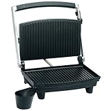 Maxi-Matic EPN-501 Elite Cuisine Electric Panini Grill with Non-Stick, Silver