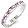 Jewelry - Amethyst Swarovski Sterling Silver Ring