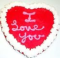 Scott's Cakes Large Red Heart Cookie 7 Inch