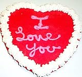 Scott's Cakes Large Red Heart Cookie 7 Inch