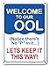 Welcome to Our OOL, Do Not Pee in Pool Sign, Swimming Pool Rules Signs - 10