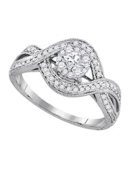 0.50CTW-DIA FASHION BRIDAL RING
