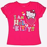Hello Kitty Girls 2T-6X Heart Stud Tee Shirt