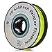 3D Solutech See Through Yellow 3D Printer PLA Filament 1.75MM Filament, Dimensional Accuracy +/- 0.03 mm, 2.2 LBS (1.0KG) - 3DSPLA175STYLW