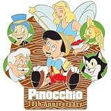 Disney Jumbo 70th Anniversary Pinocchio Pin
