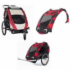 Burley 2009 D'lite St Red/ Tan with Free Lady Bug Cover