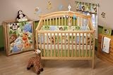 Nojo Little Bedding 4 Piece Bedding Set, Jungle Play