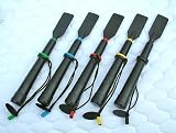 Black, Red, Blue or Green telescopic whip - Adjusts from 10'' closed to 17'' or 28''